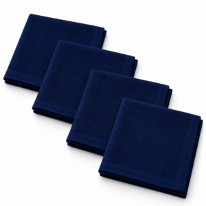 Navy Blue Cloth Christmas Napkin – PLAIN Set of 4 (Copy)